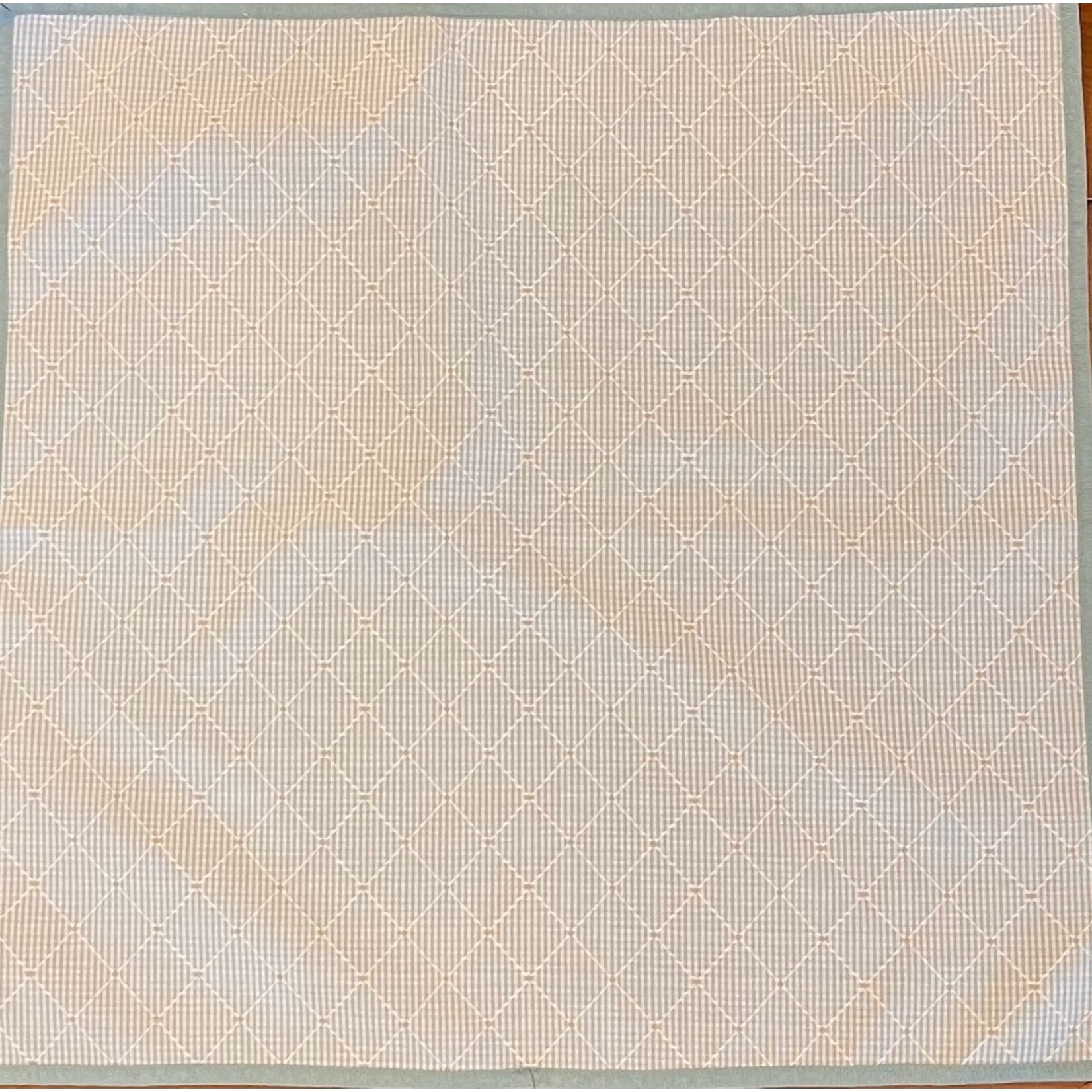 Karen Lee Ballard Welcome Home Seafoam Ribbon Napkin