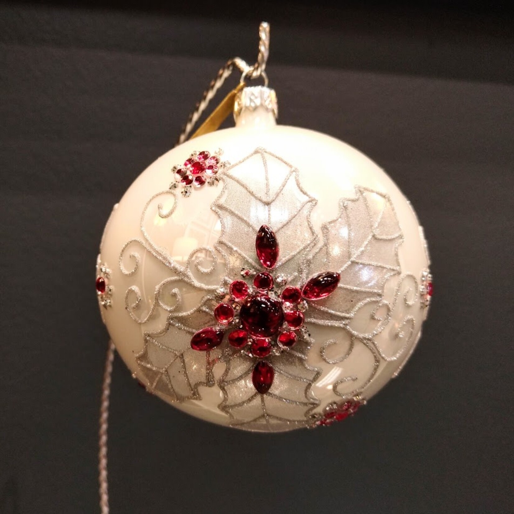 Katherine's Collection White Winter Berry Ornament