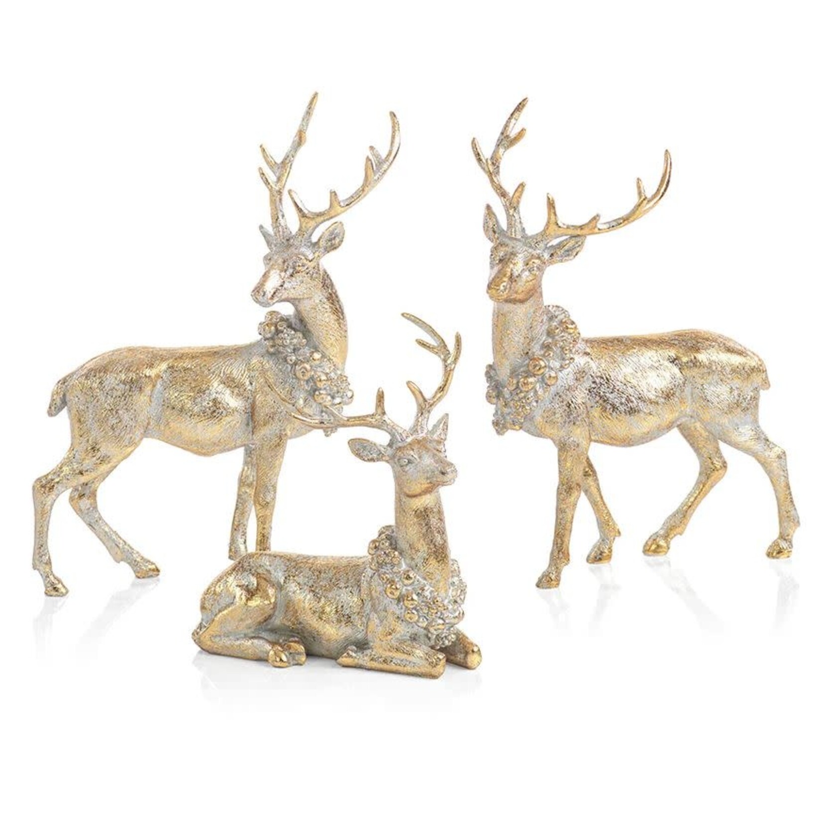 Zodax Assorted Deer with Ornament Wreath