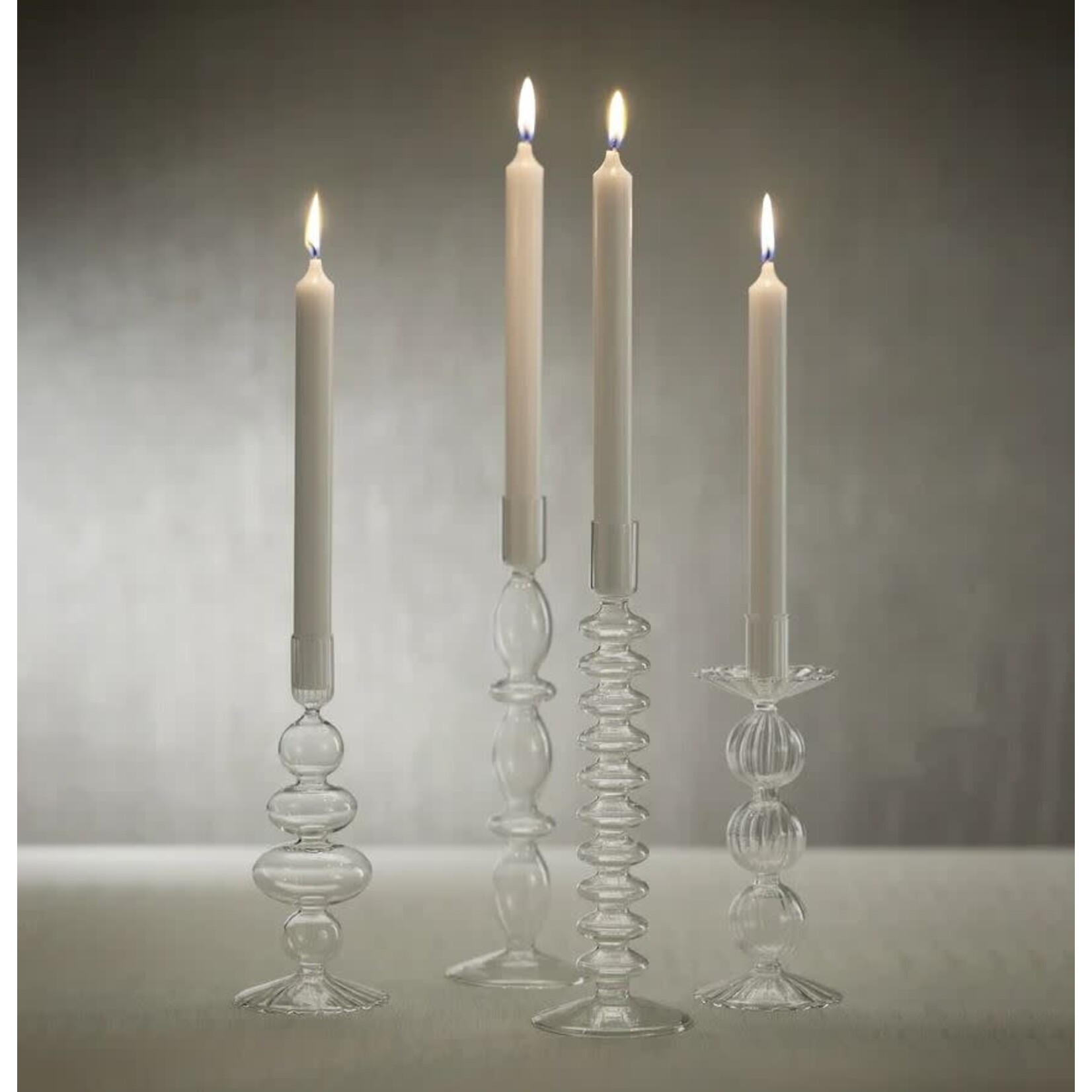 Zodax Selena Glass Taper Candle Holder
