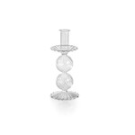 Zodax San Marco Swirl Glass Taper Holder