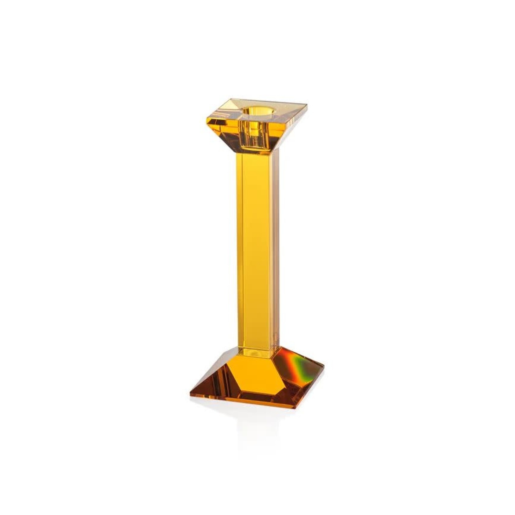 Zodax Glass Crystal Taper Candle Holder