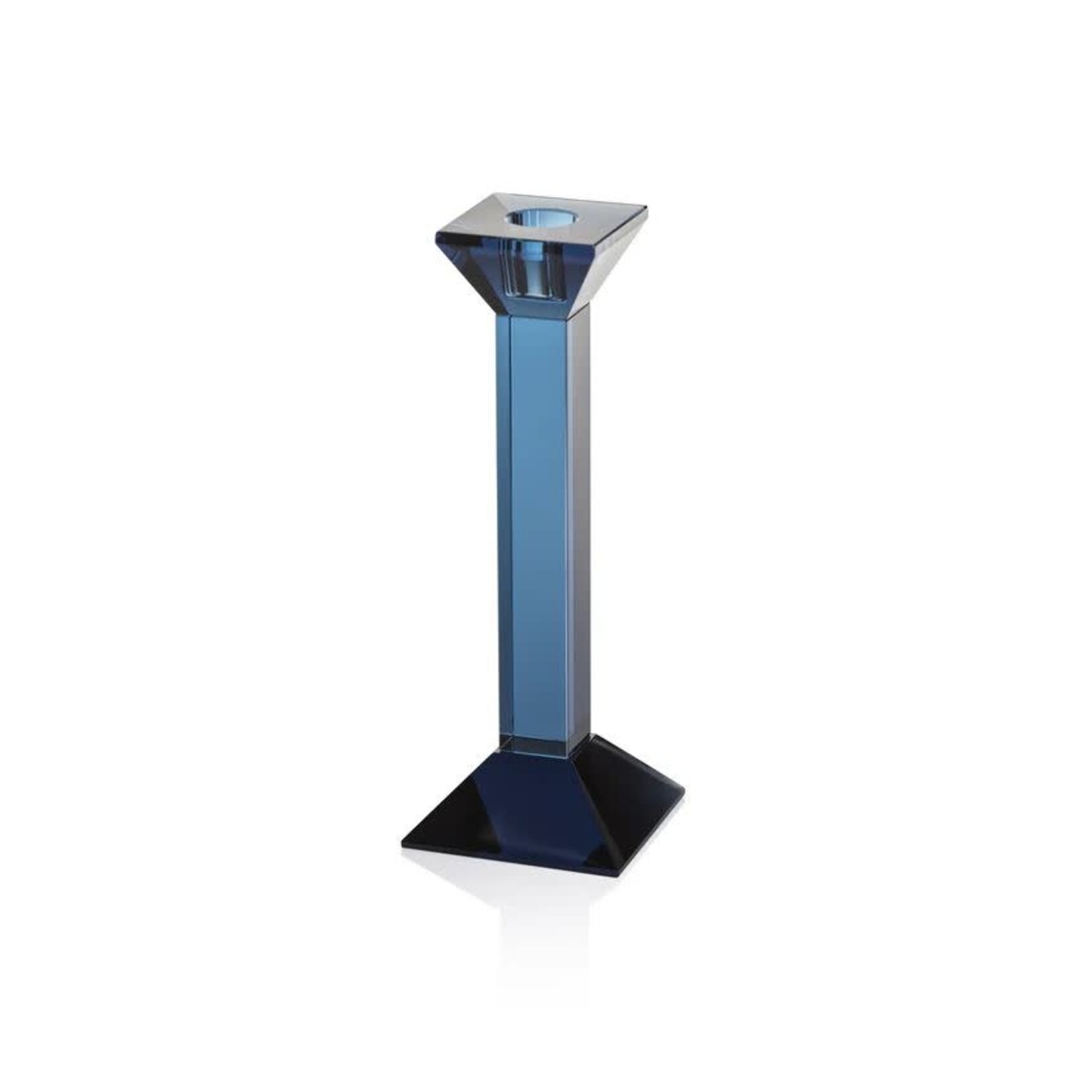 Zodax Glass Crystal Taper Candle Holder