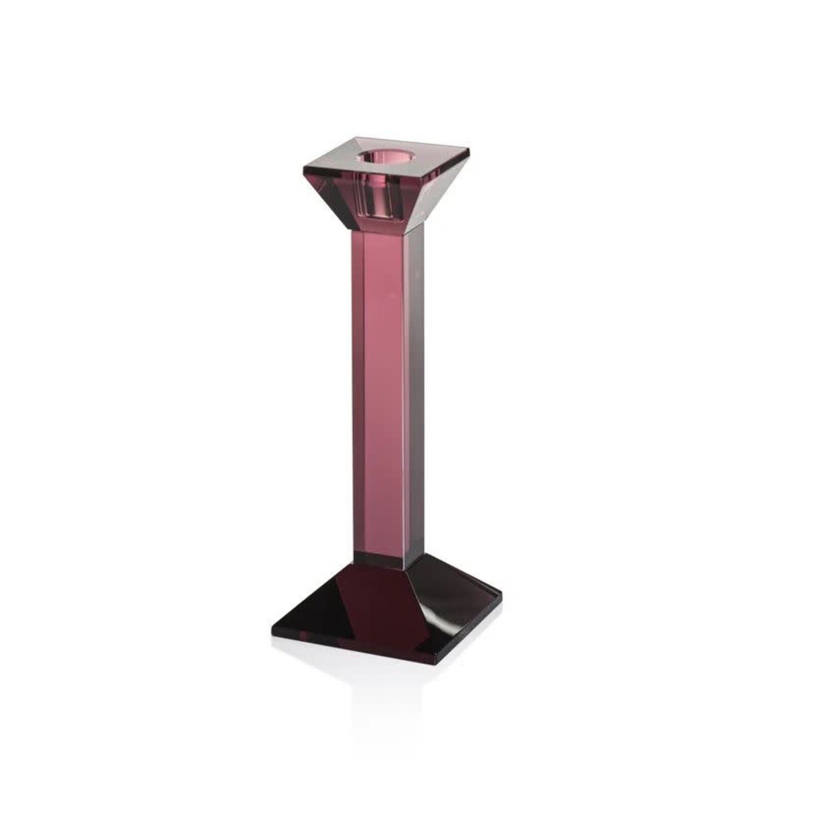 Zodax Glass Crystal Taper Candle Holder