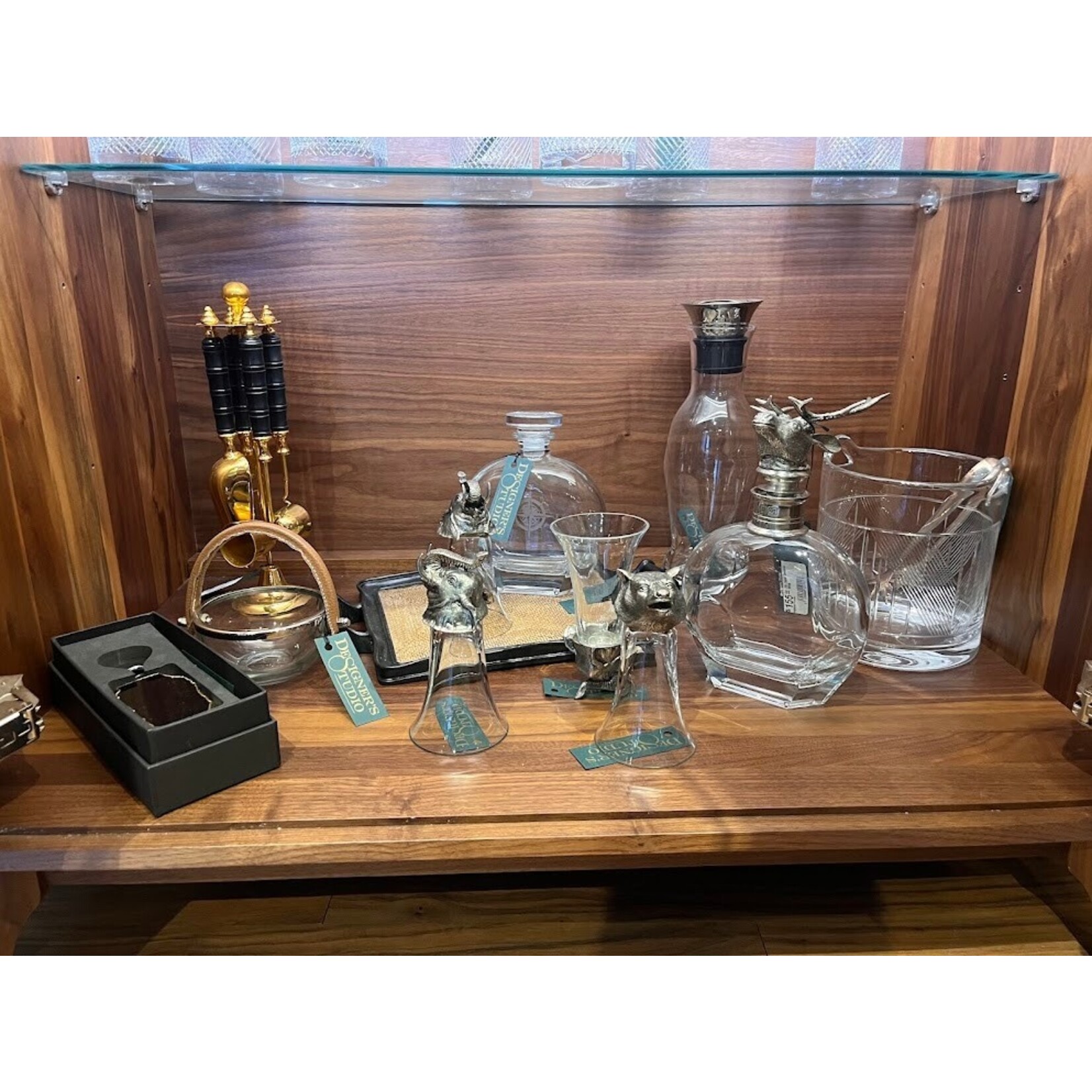 Vagabond House Elk Liquor Decanter Wide