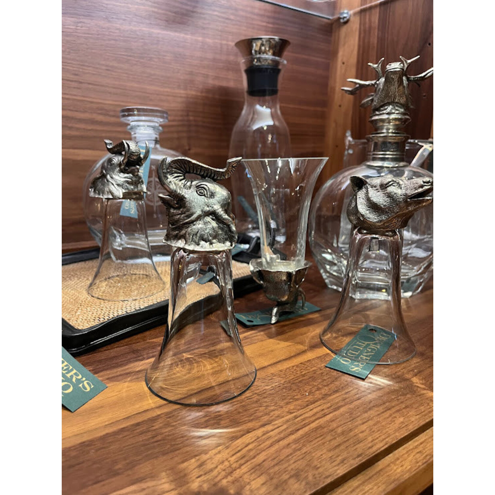 Vagabond House Elk Liquor Decanter Wide
