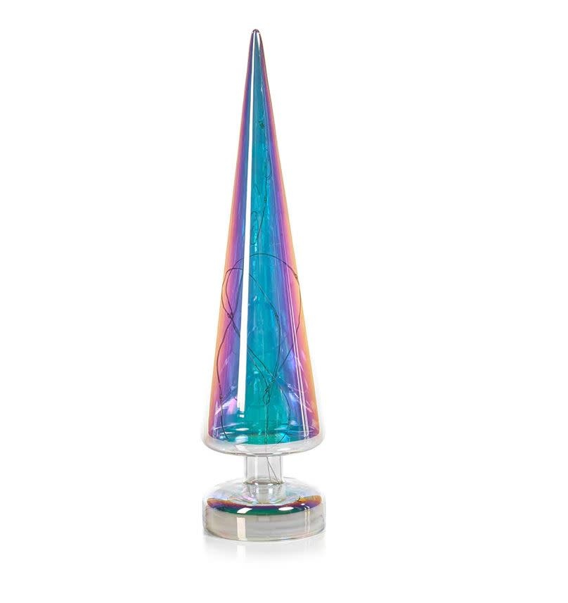 Lit Luster Tree Zodax LED Luster Tree Silver Rainbow Large - Designer's Studio