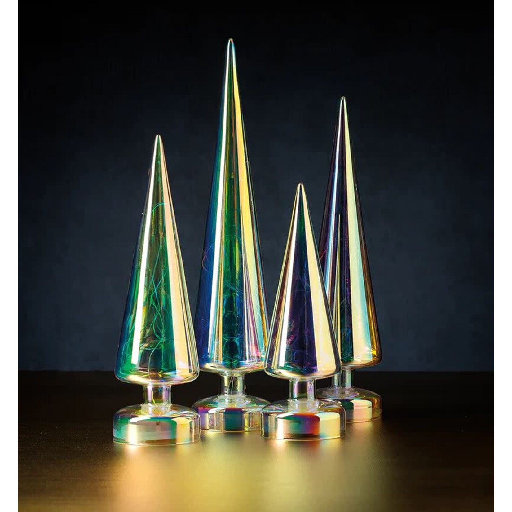 Zodax LED Luster Tree Silver Rainbow Large