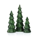 Zodax LED Ribbed Antique Tree Green