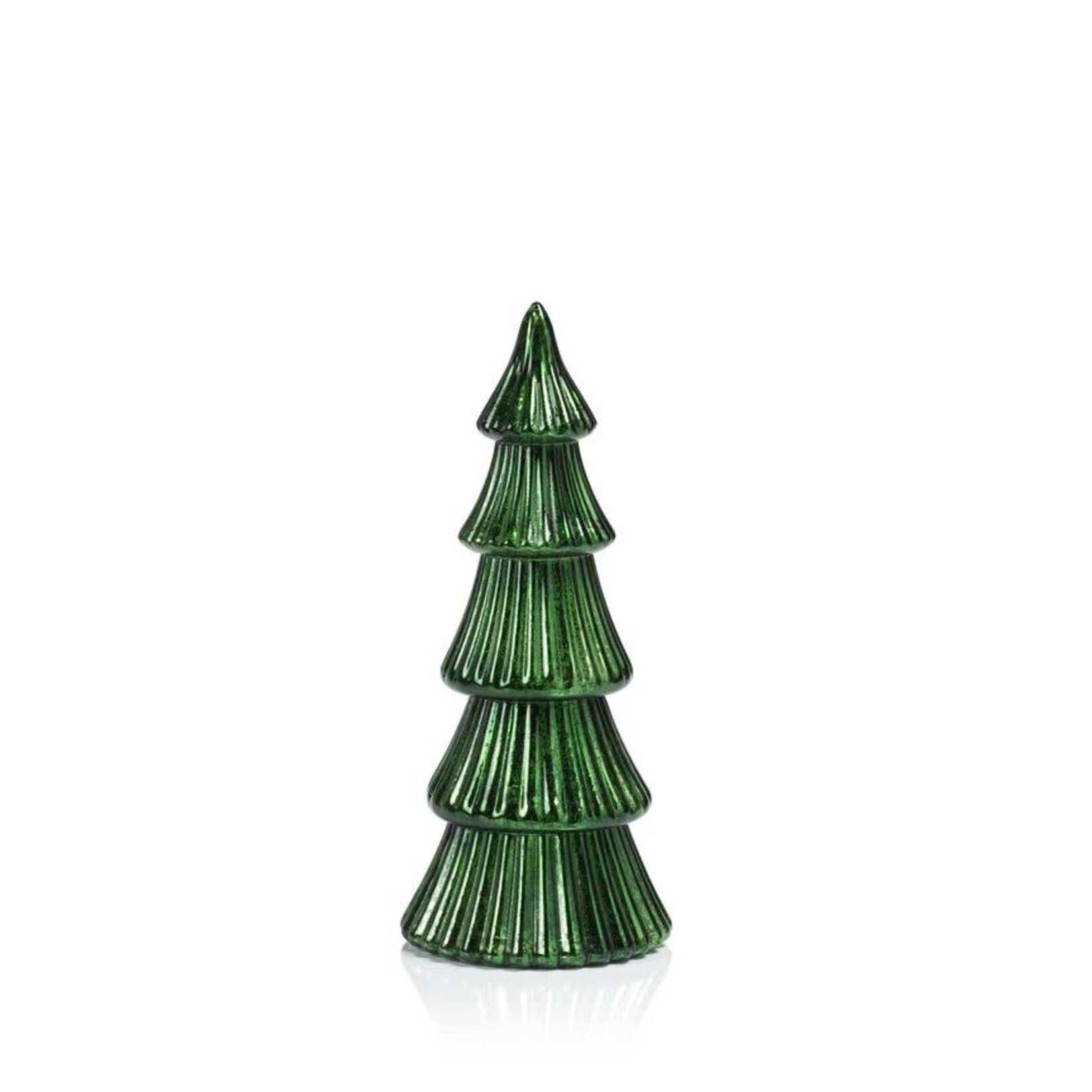 Zodax LED Ribbed Antique Tree Green