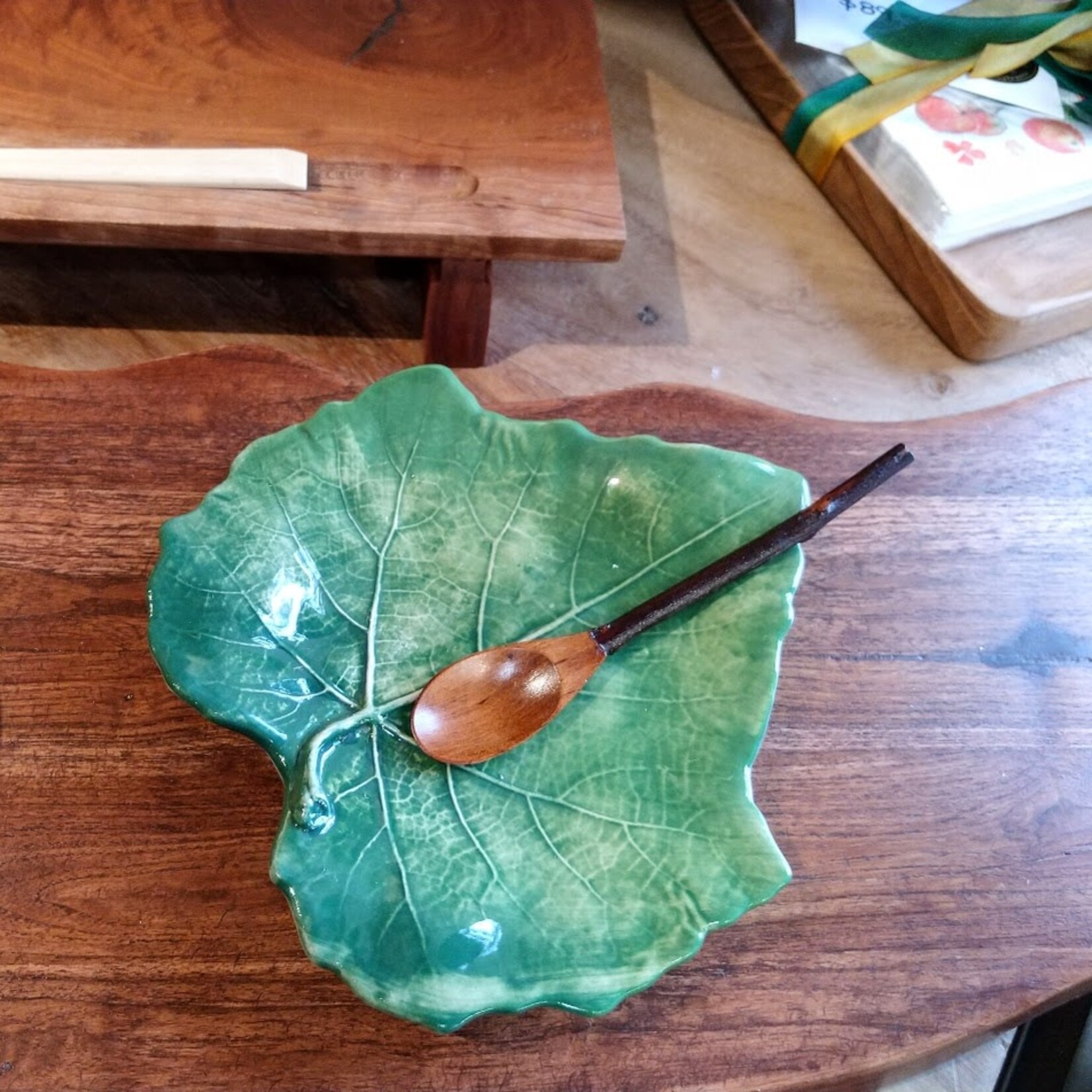 World Treasure Co Bark Handled Spoon Round