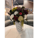 Botanica Tall Petal Planter with Spring Mix
