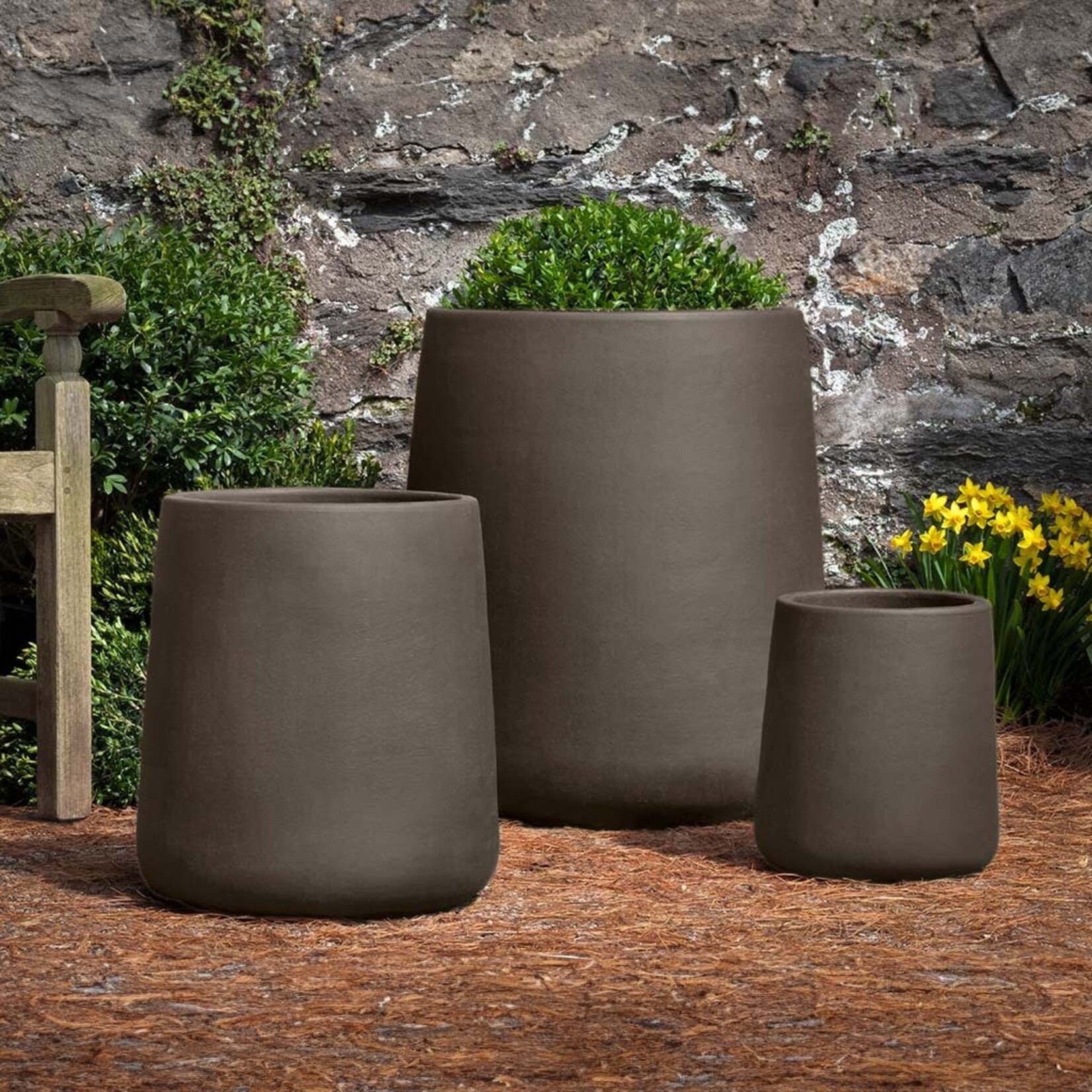 Campania Berwyn Handmade Weather-Resistant Terracotta Planter