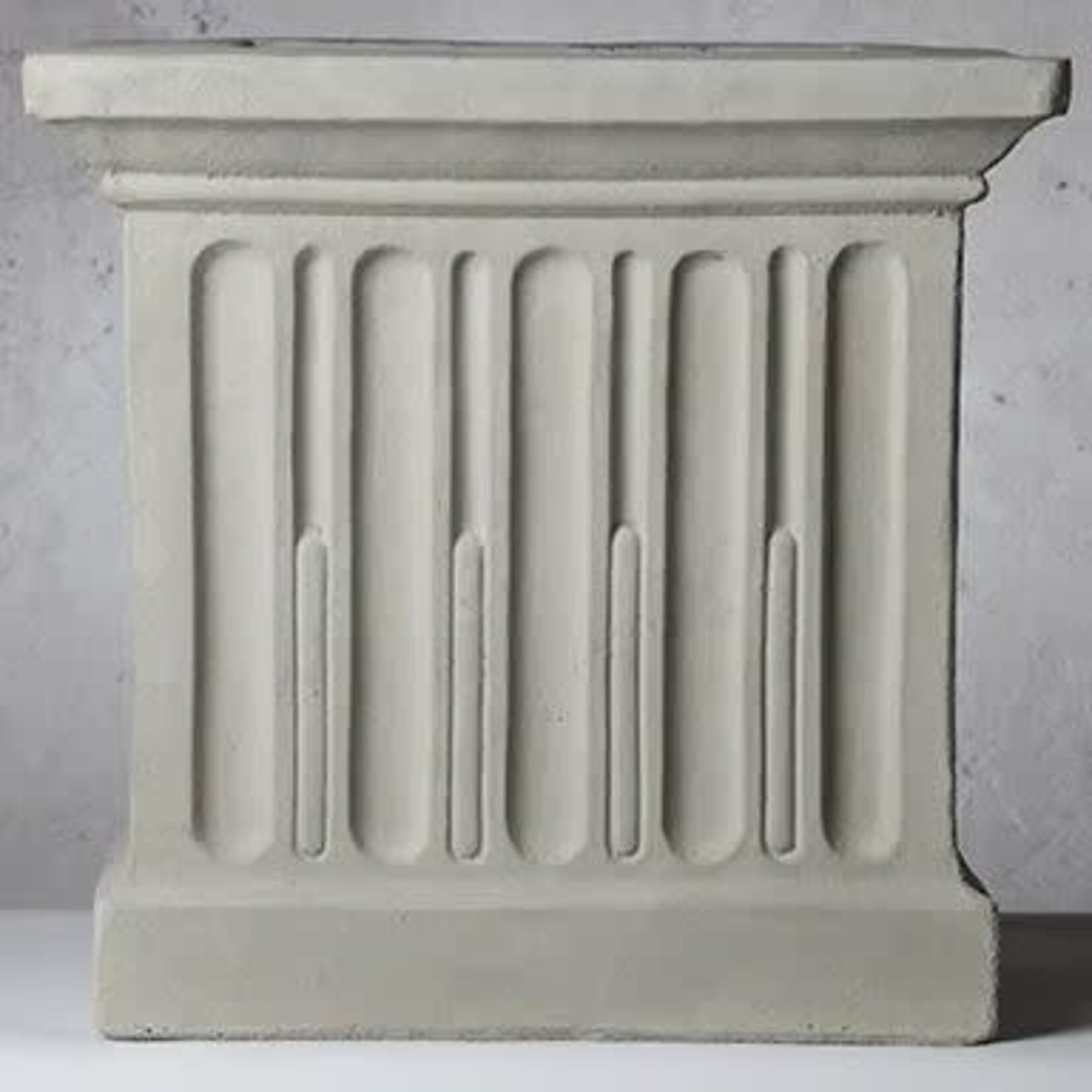 Campania Coachhouse Urn Cast Stone Planter with Pedestal