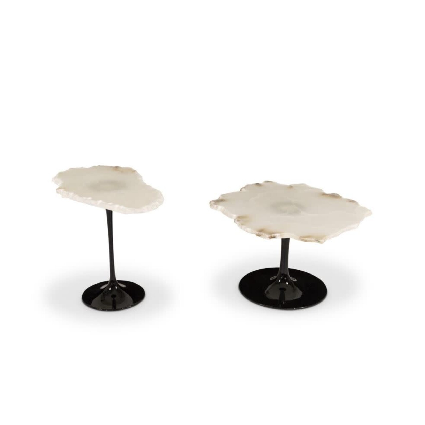Stone International Alabaster Side Table
