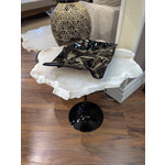 Stone International Alabaster Side Table