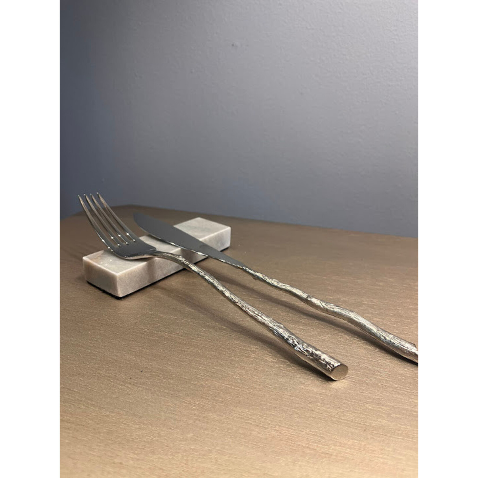 Stone International Marble Cutlery Holders Black Grey Set of 8