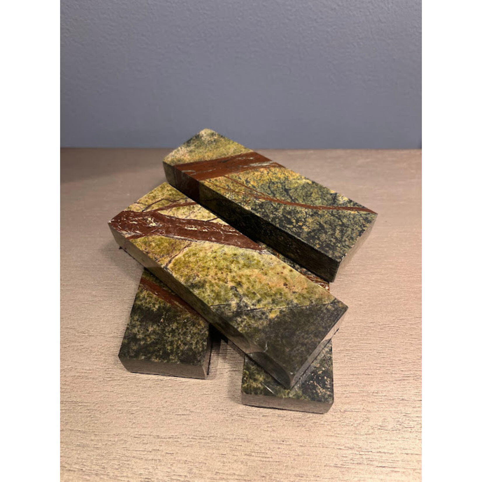 Stone International Marble Cutlery Holders Black Forest Green Set of 8