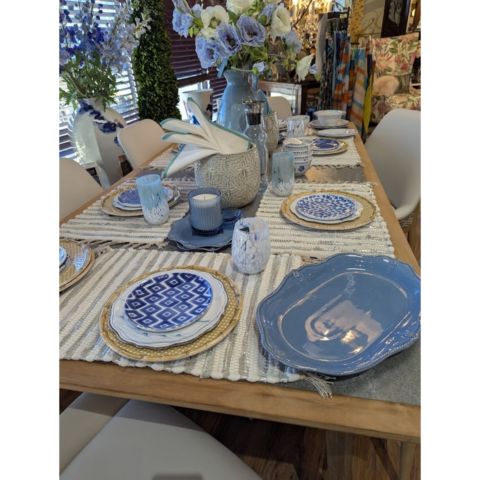 Vietri Santorini Assorted Cocktail Plates Set of 4