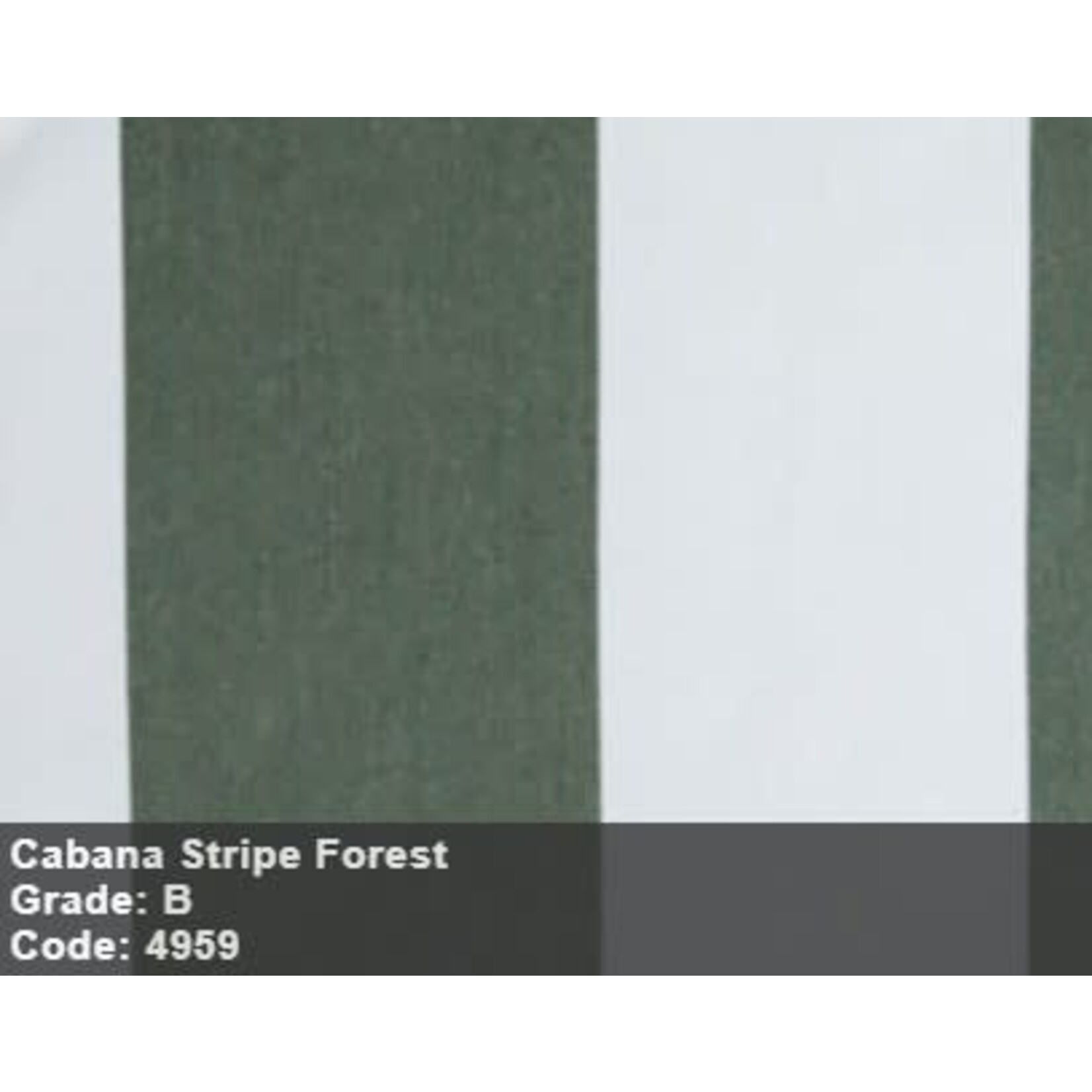 Summer Classics Club Aluminum 60" Bench Oyster with Stripe Forest Cushion