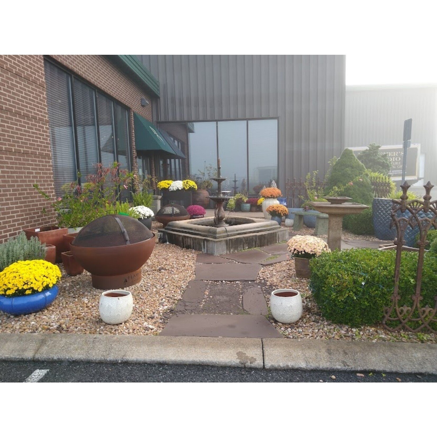 Campania Sand Dollar Cream Glazed Planter - Medium 12″ x 11″