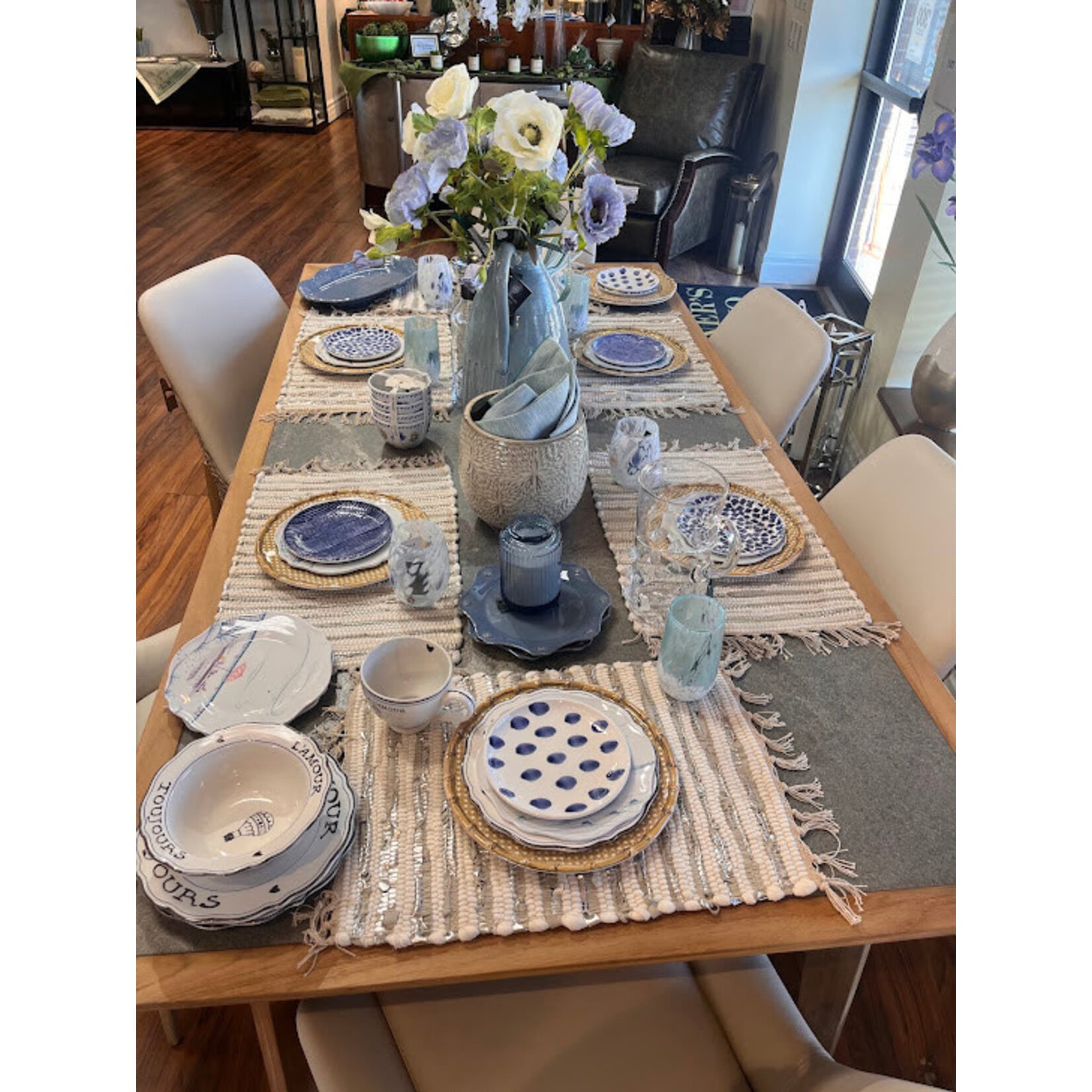 Summer Classics Madeira Natural Teak & Gray Outdoor Dining Table