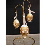 Peter Priess White & Gold Egg