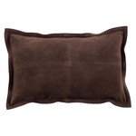 Fibre by Auskin Suede Leather Java Cushion Pillow 15"x22"