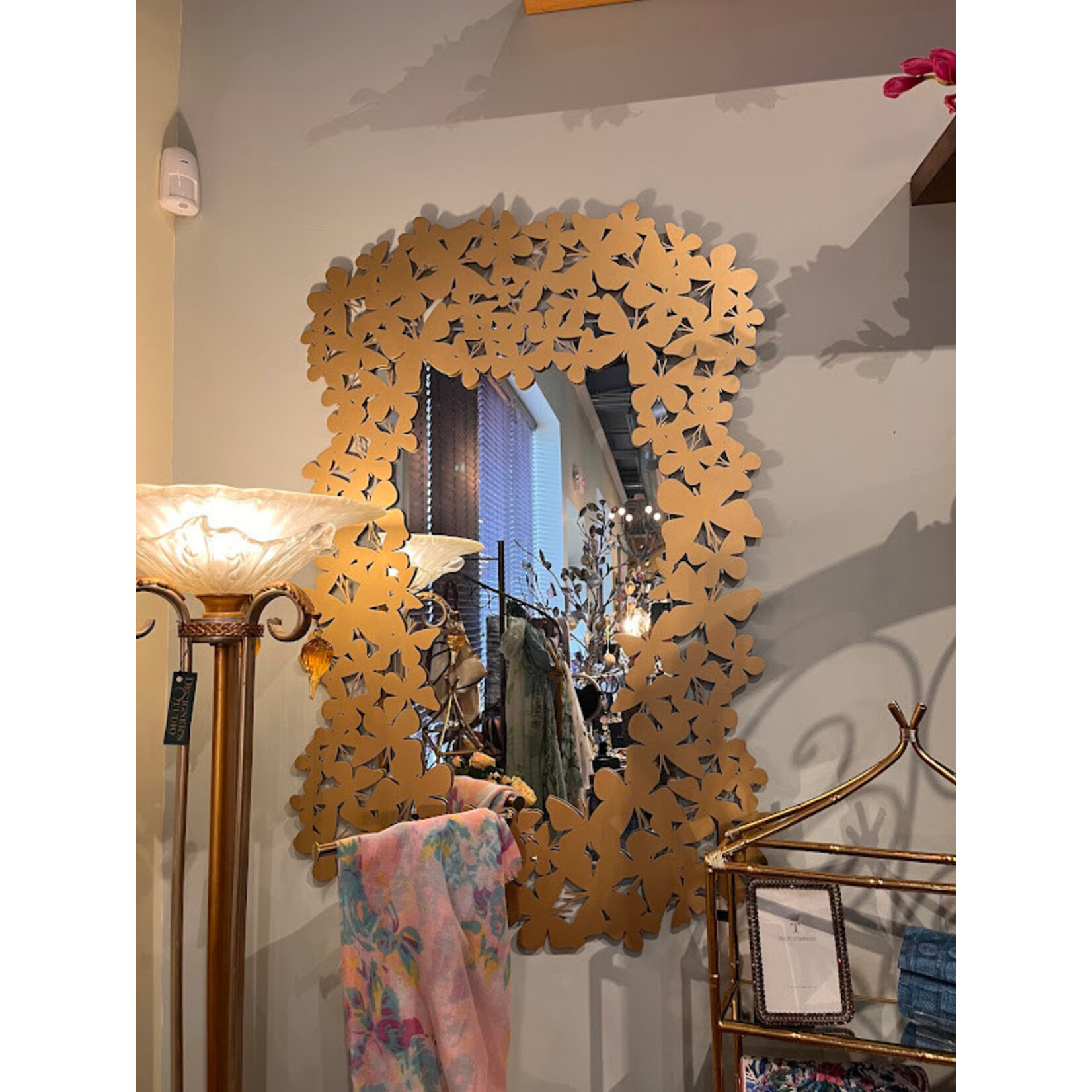 Tommy Mitchell Company Butterfly Gold Mirror