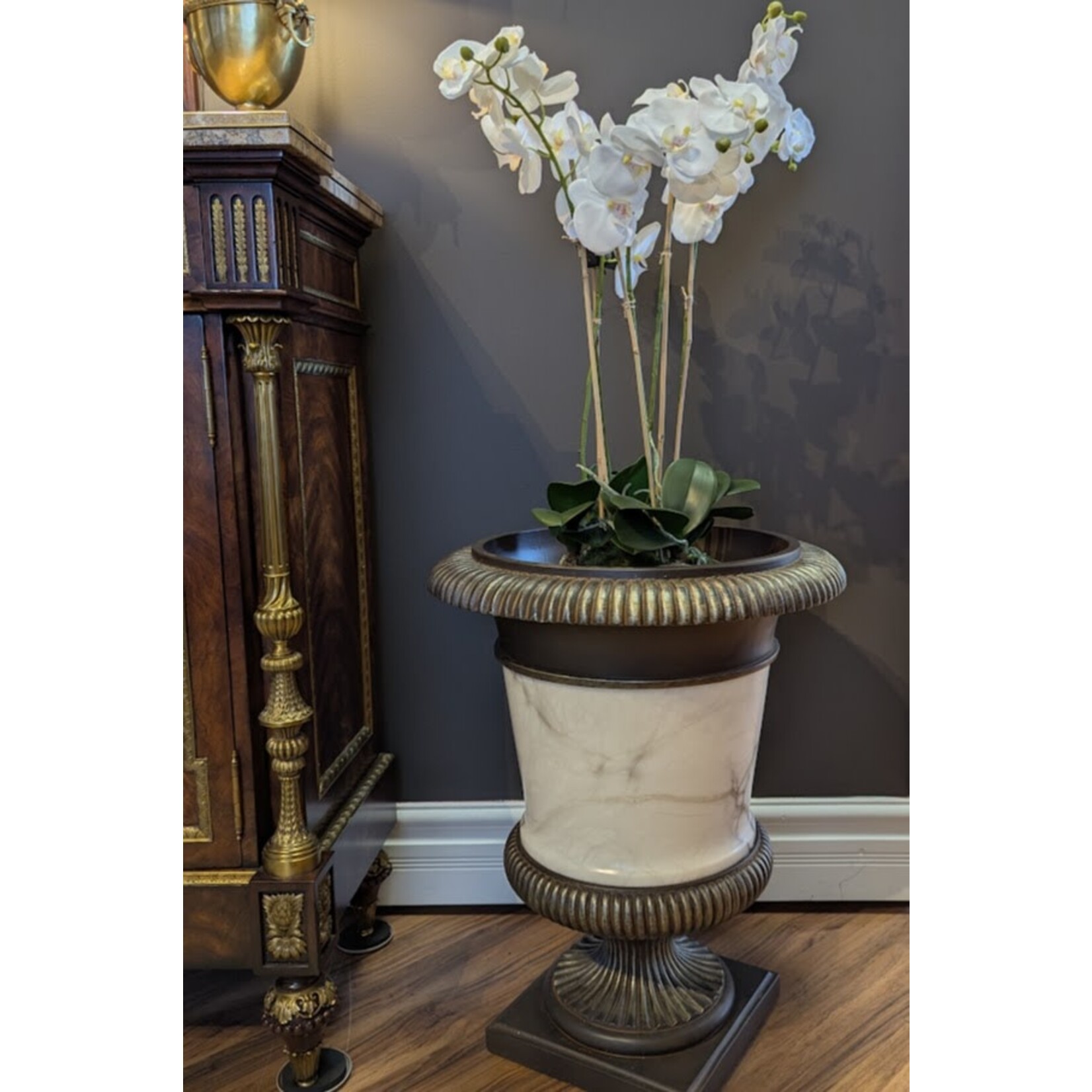 David Michael Alabaster Urn Planter