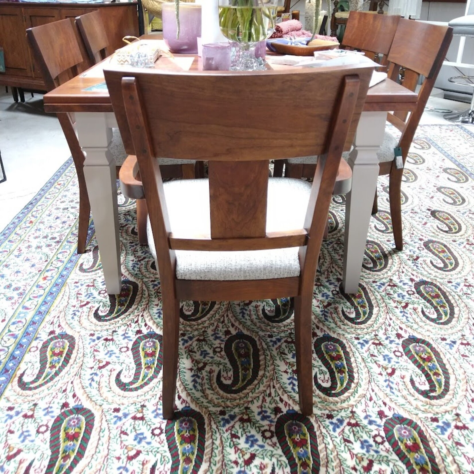 Gat Creek Caperton Thea Arm Chair with Fabric Seat