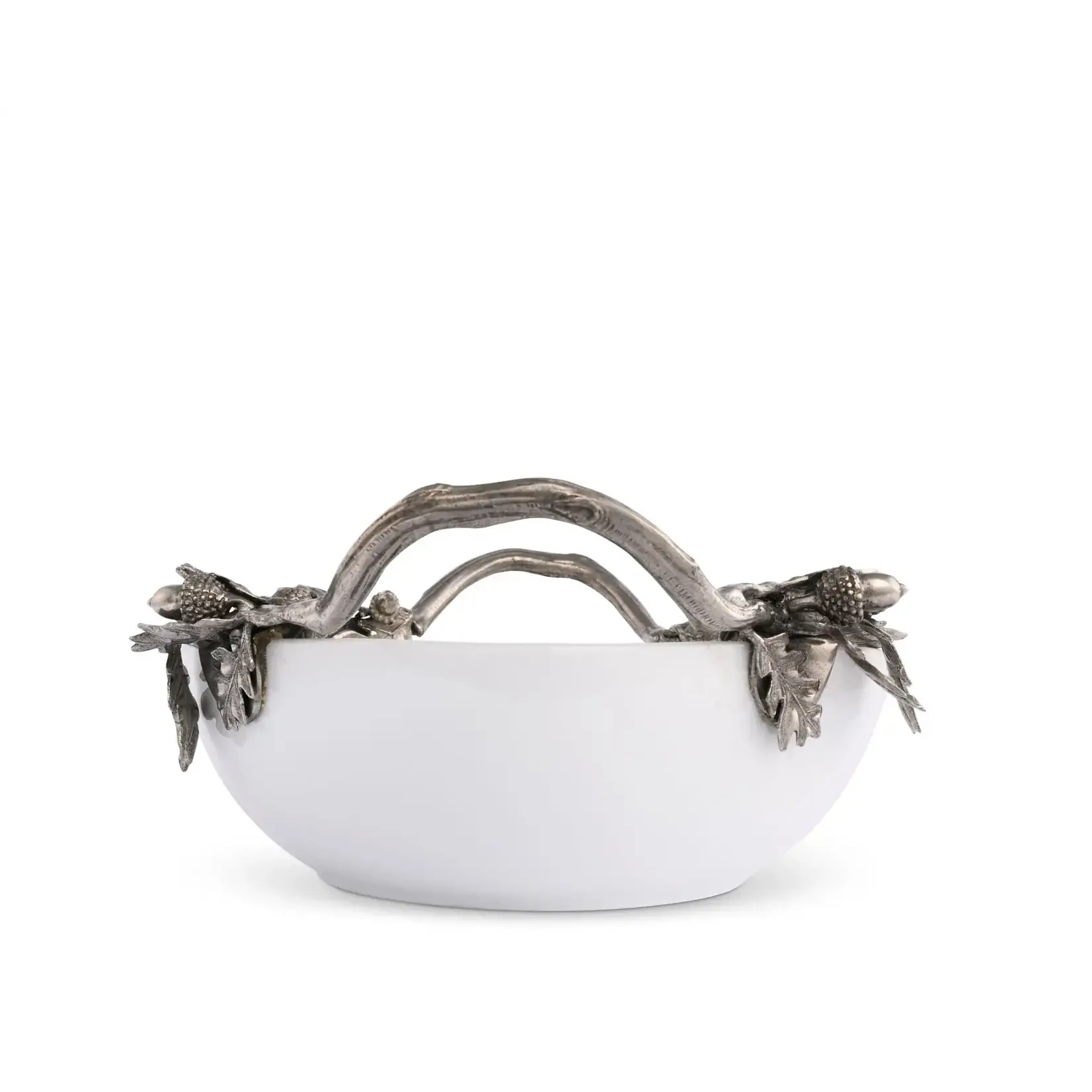 Vagabond House Acorn Oak & Leaf Stoneware Serving Dish