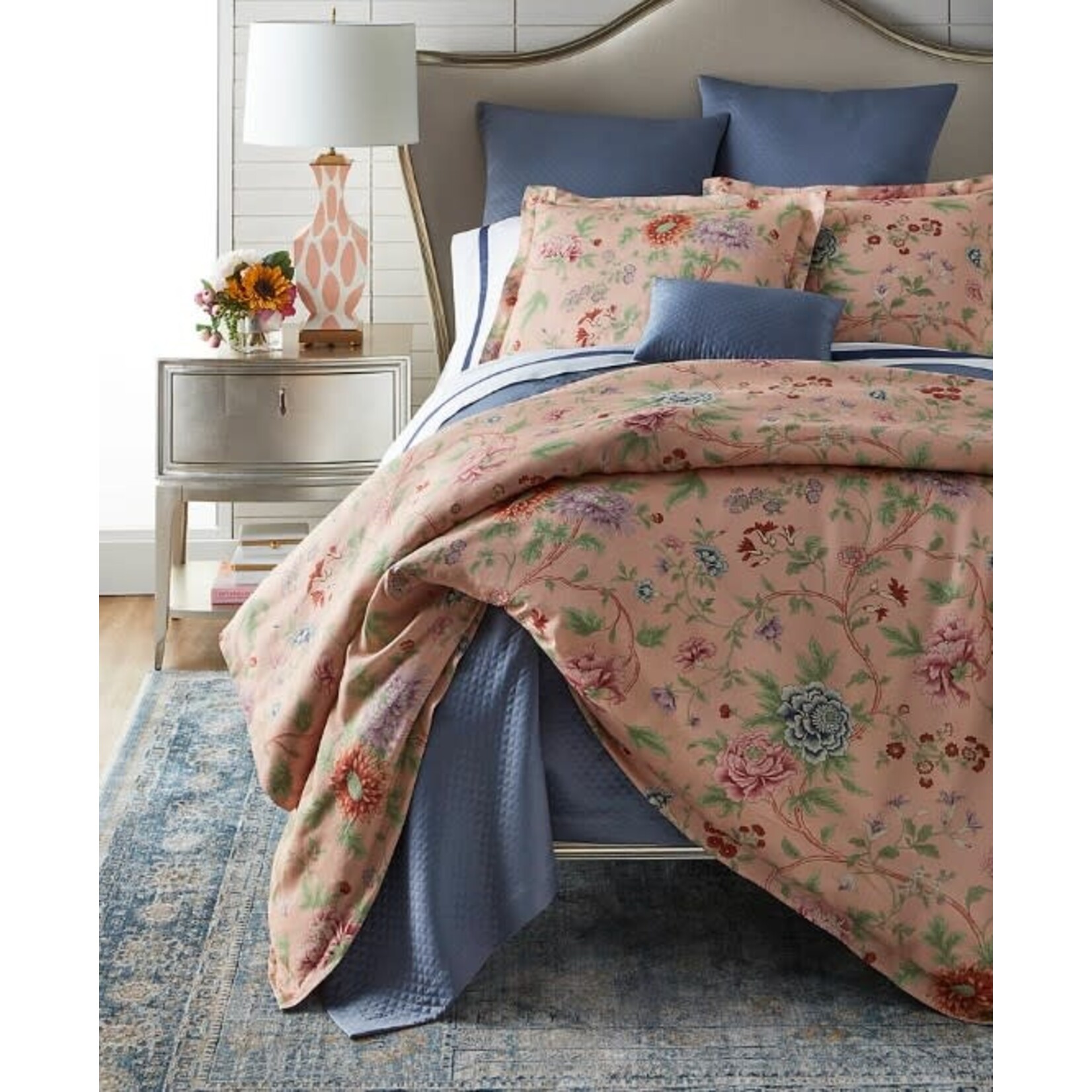 Matouk Simone Boudoir 12x16 Pillow Sham Apricot