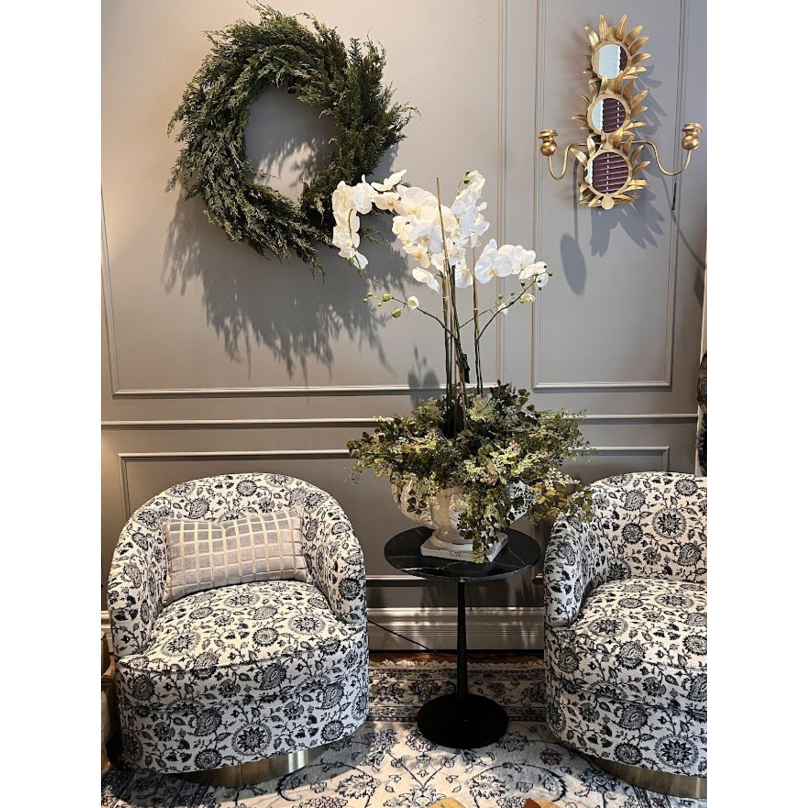 Winward Floral & Seasonal Decor Artificial Maidenhair Fern Large Bush 18"