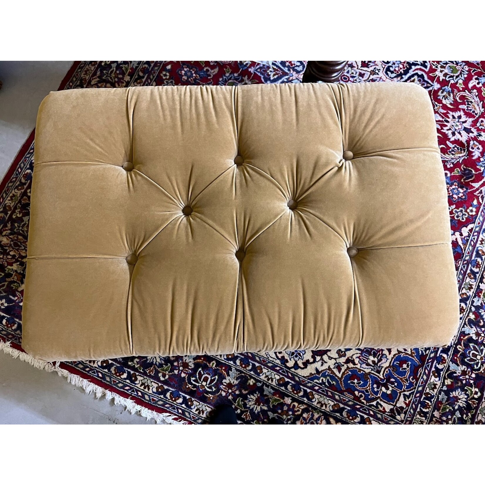 Cox Storage Bench  Gold