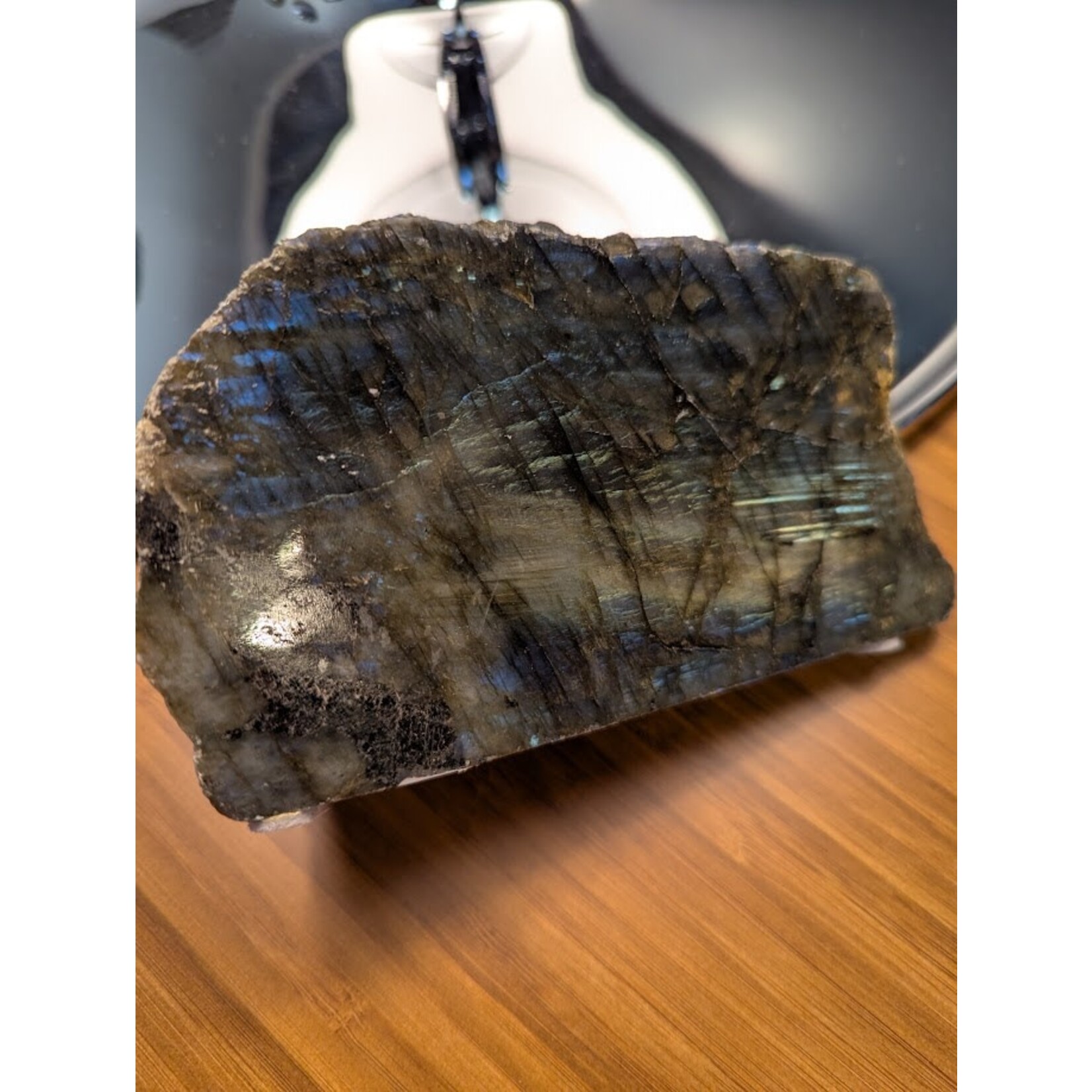 Blue Ocean Traders Labradorite Cut Base Front Stone