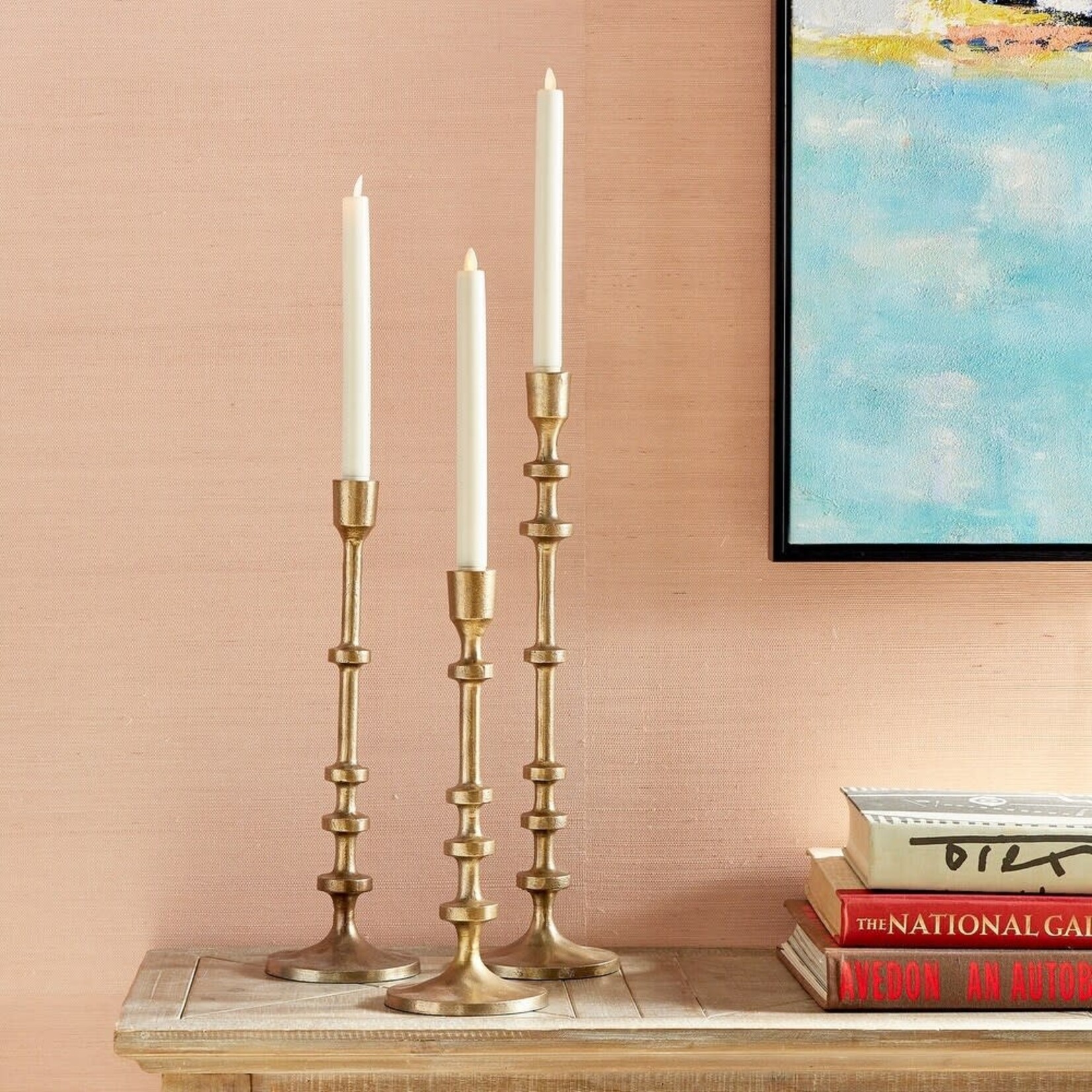 Napa Home and Garden Abacus Taper Holders Set of 3