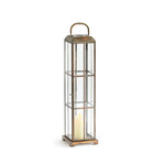 Napa Home and Garden Benson Brass Candleholder Lantern