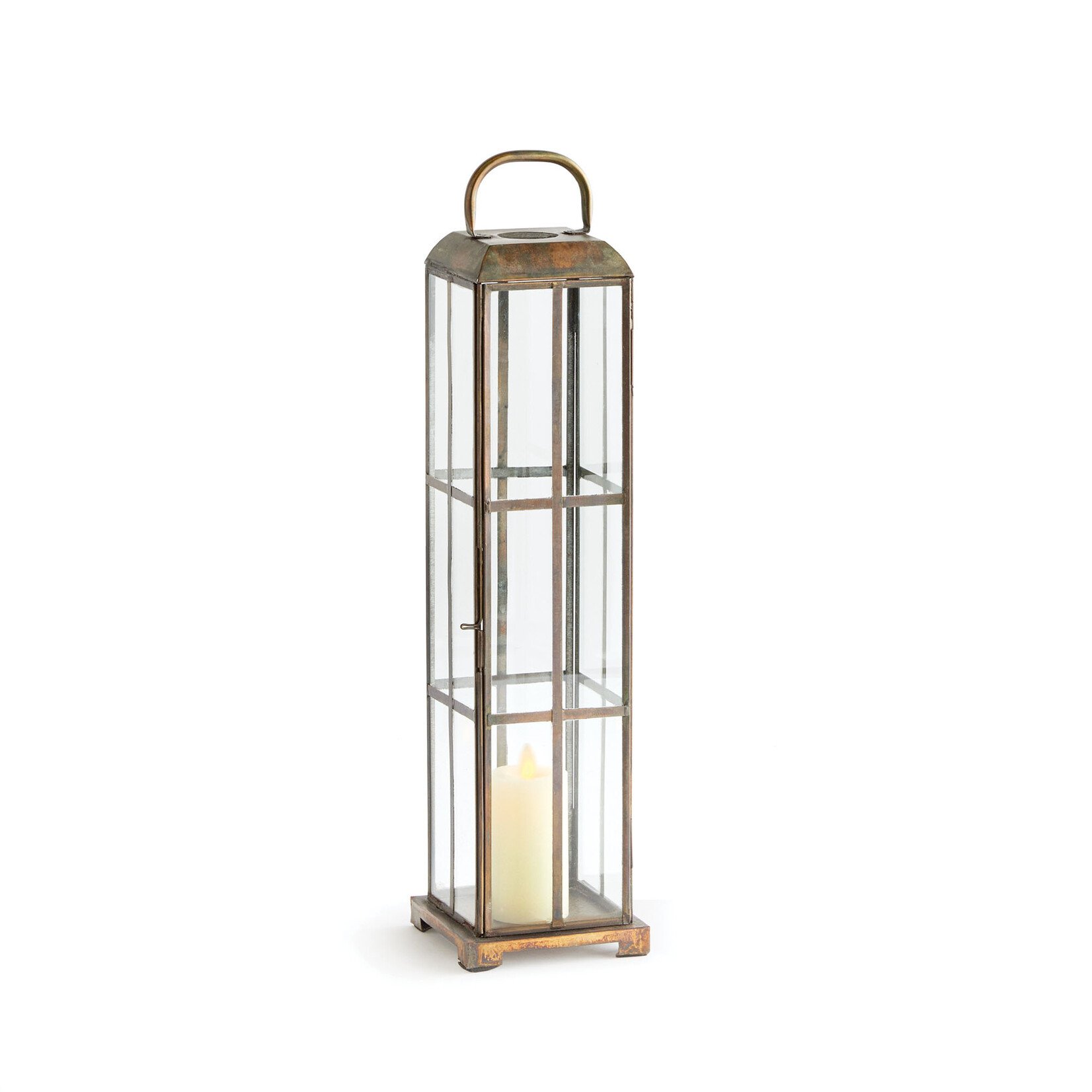 Napa Home and Garden Benson Brass Candleholder Lantern