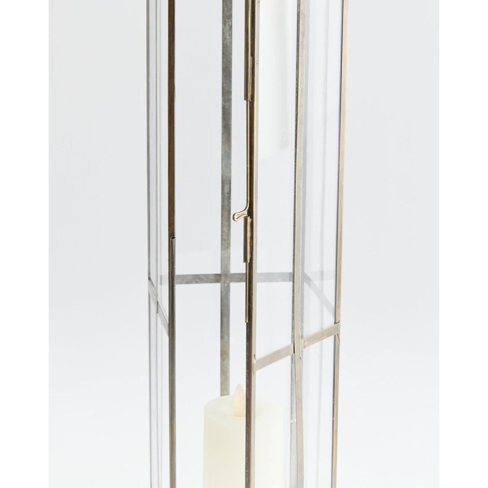 Napa Home and Garden Benson Brass Candleholder Lantern