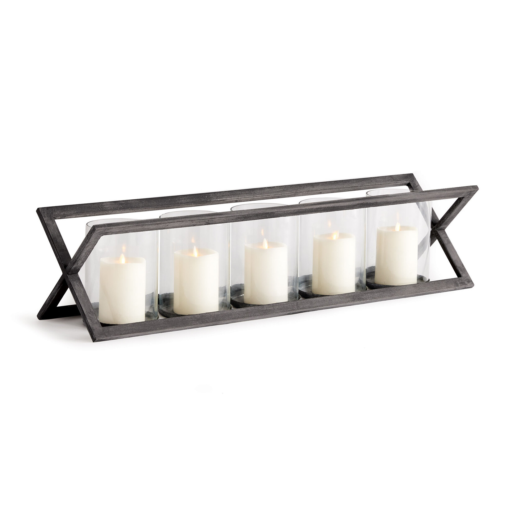 Napa Home and Garden Baxton Aged Zinc Finish 5-Pillar Candleholder
