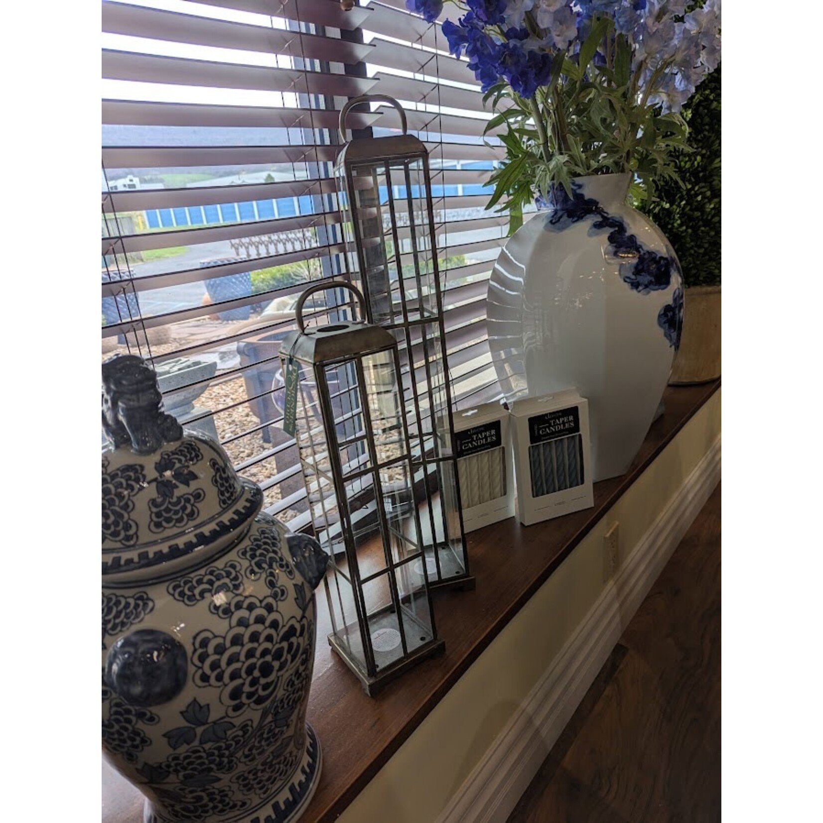 Napa Home and Garden Benson Brass Candleholder Lantern