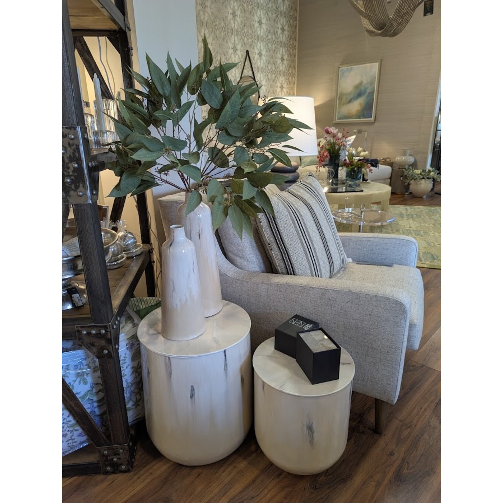 Napa Home and Garden Eucalyptus Seed Stem 41" Fux