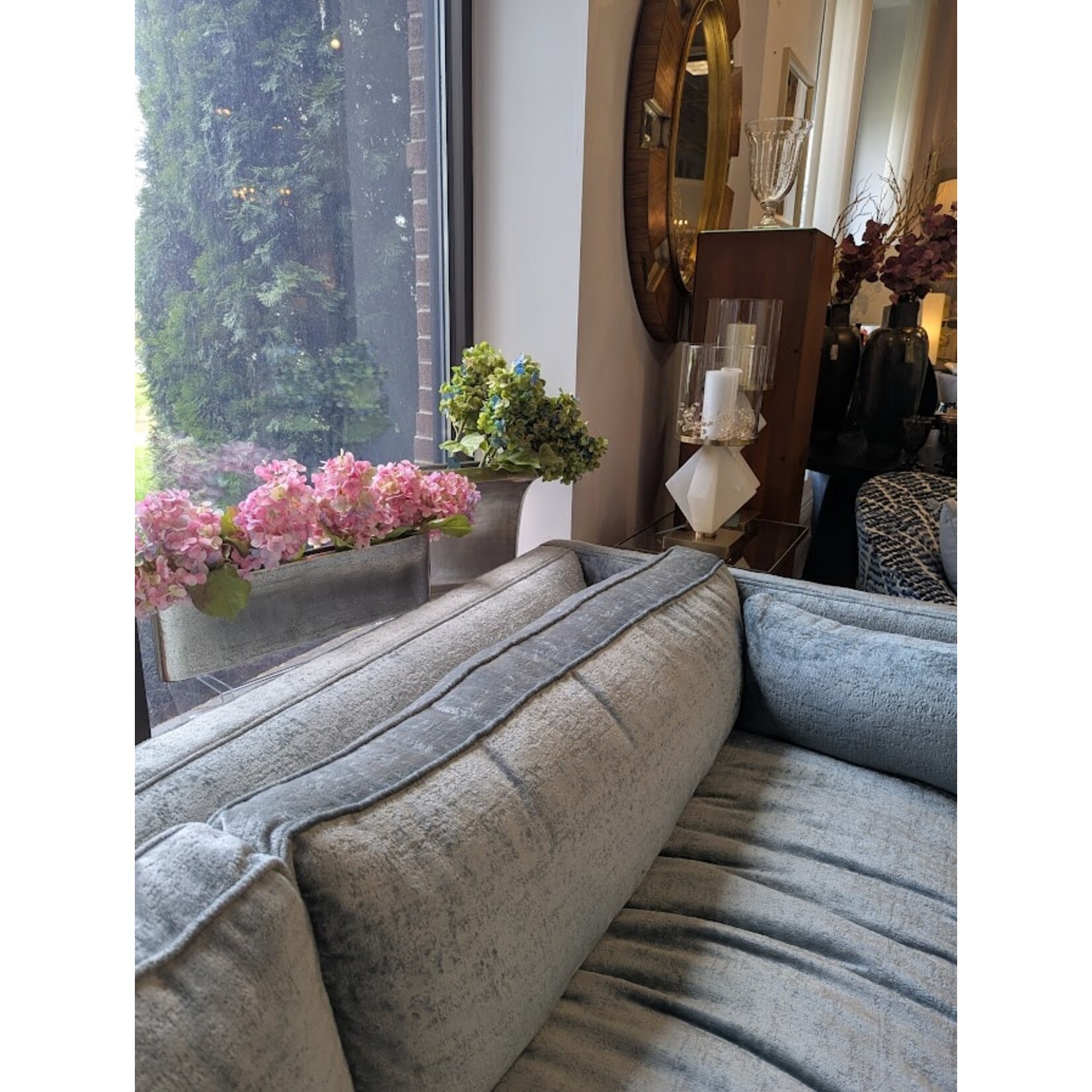 Winward Floral & Seasonal Decor Artificial Watercolor Hydrangea Blossom 23"