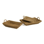 Napa Home and Garden Seagrass Tray With Handles