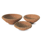 Napa Home and Garden Seagrass Shallow Tapered Basket