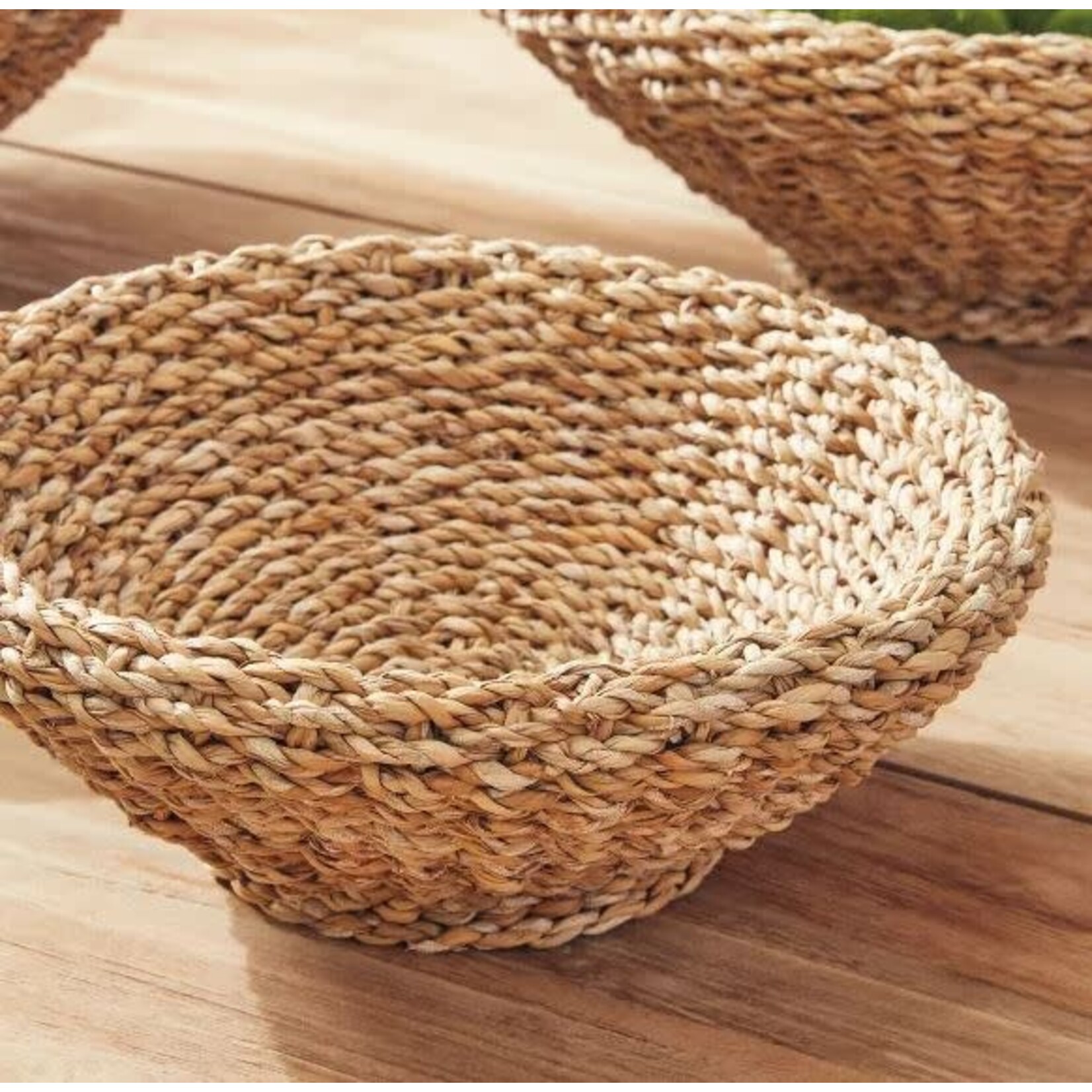 Napa Home and Garden Seagrass Shallow Tapered Basket
