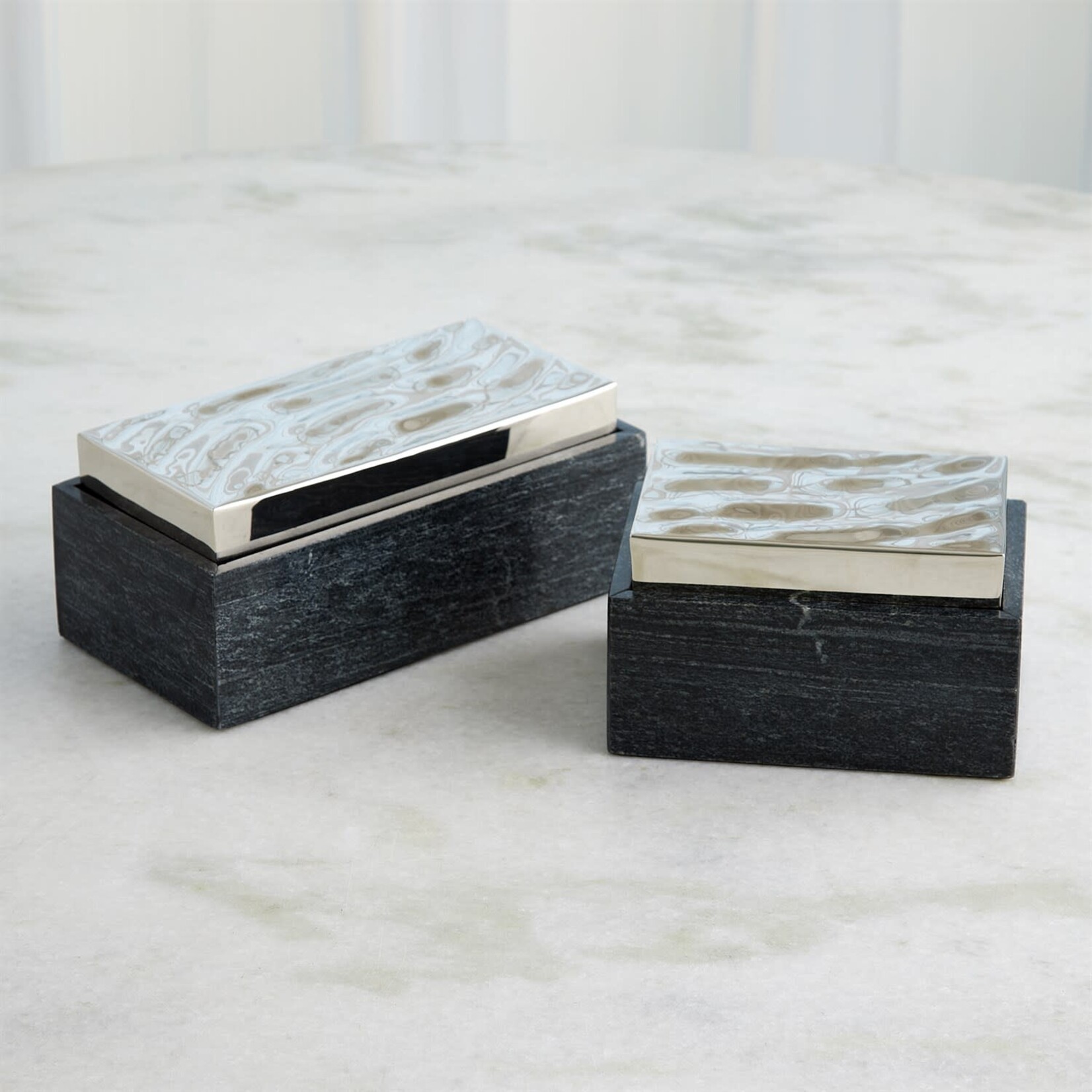 Global Views Shimmer Box Nickel