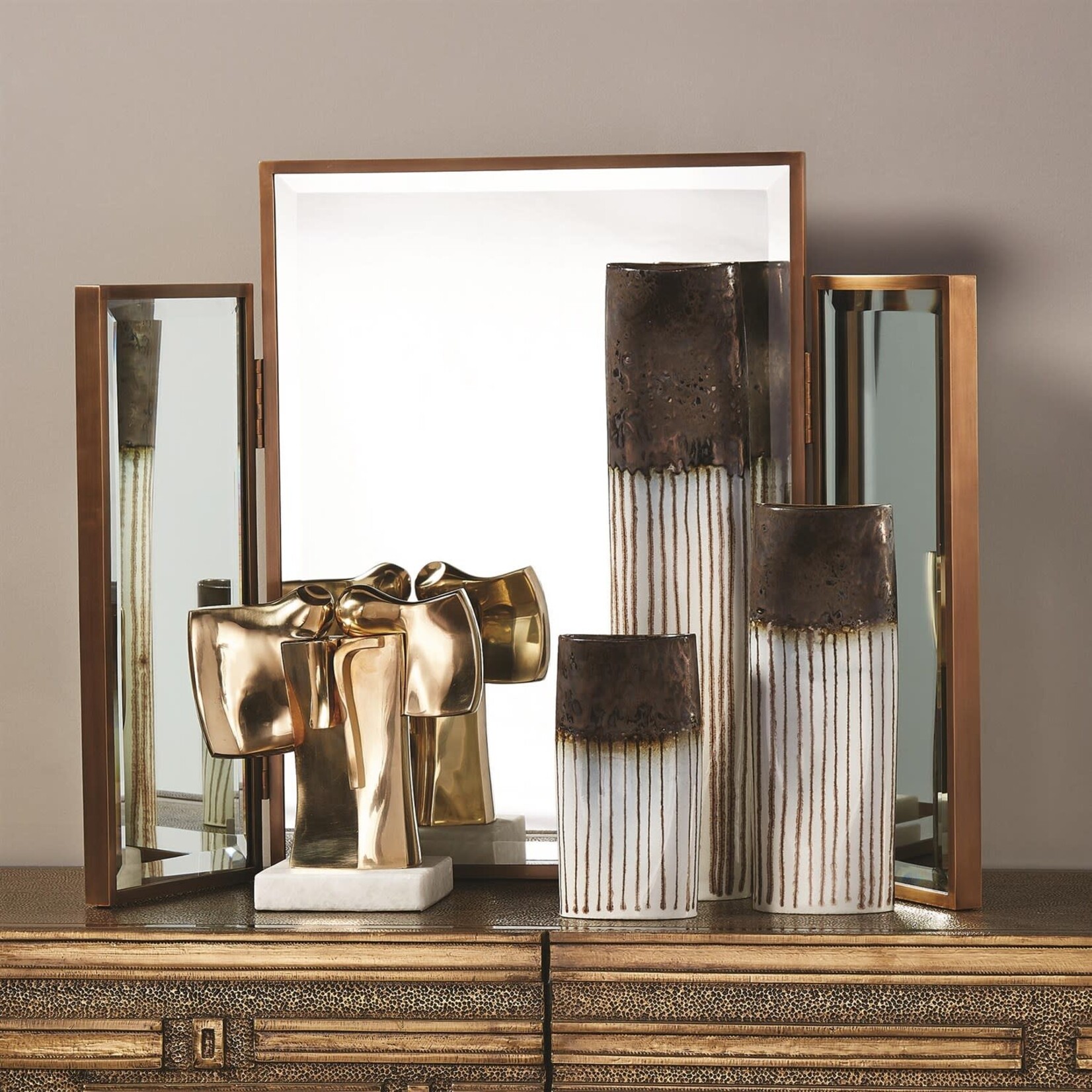 Global Views Tri Fold Vanity Mirror