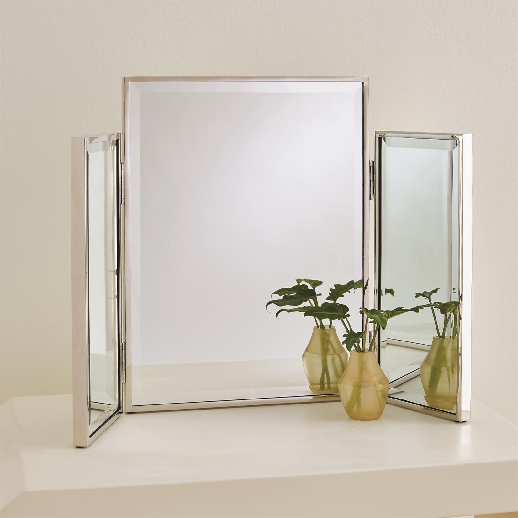Global Views Tri Fold Vanity Mirror
